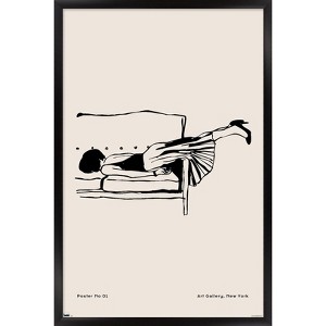 Trends International Rough Day No 01 Framed Wall Poster Prints - 1 of 4