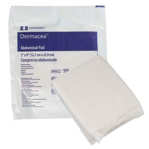 Curity Abdominal Pads, Sterile Dressing, 8 in x 10 in, 1 Count, 880 Packs, 880 Total - 1 of 3