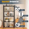 SKONYON Storage Shelves Foldable metal shelves Garage Shelving Units 4-Tier and 5-Tier - 4 of 4