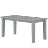 Outsunny HDPE Outdoor Coffee Table, Rectangle All-Weather Patio Coffee Table, Slatted Outdoor Patio Table for Garden, Balcony, Backyard - 4 of 4