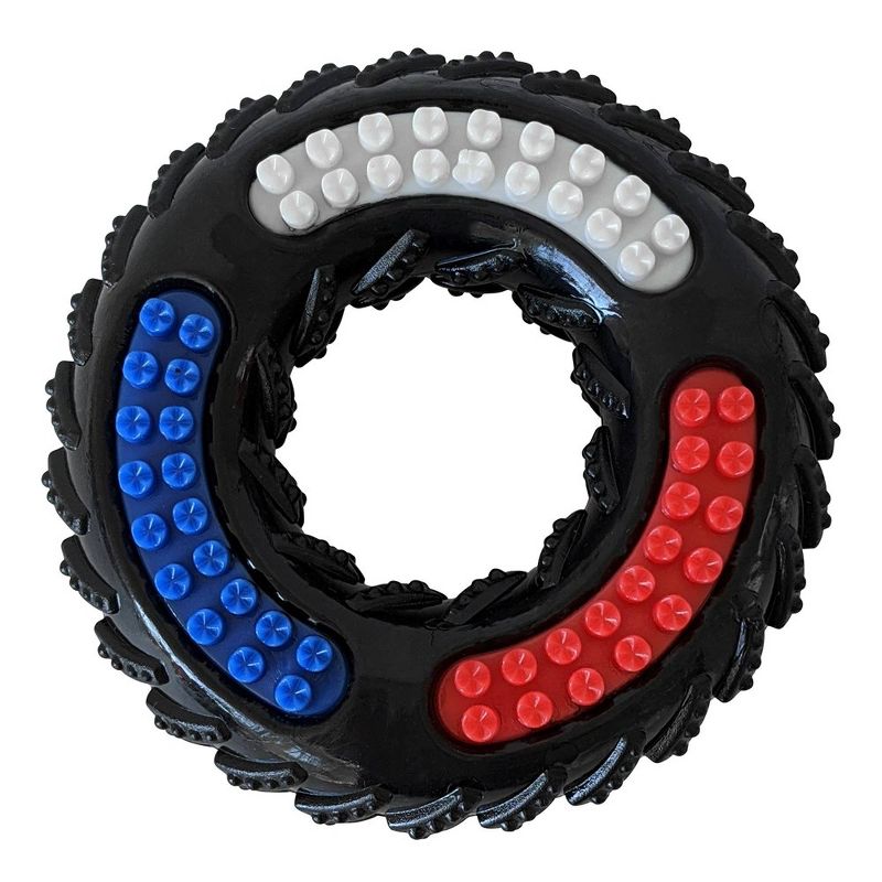target.com | American Pet Supplies 5-Inch TPR Textured Dog Chew Toy - "Tire of Fun"