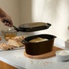 Kook Dutch Oven with Lid, Enameled Cast Iron, 3.4 Qt, Black - 4 of 4