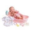 JC Toys La Newborn 14" Deluxe Bath Doll Set with Accessories - 2 of 4