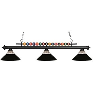 Z-Lite Shark 3 - Light Island Pendant Light in  Matte Black - 1 of 1