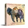 Sunsout Elephant Waterfall 1000 pc Special Shape  Jigsaw Puzzle 95015 - 2 of 4