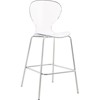 Clarion 27.5"H Counter Stool in Chrome (Set of 2)-Meridian Furniture - 2 of 4