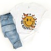 Simply Sage Market S.W.Smiley Be Happy Butterflies Short Sleeve Tee - XL - White - 3 of 4