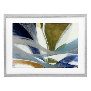 Stupell Industries Contemporary Waved Tendrils Framed Print Under Glass - 1 of 4