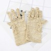 Unique Bargains Lace Women Short Vintage Breathable Elegant Wedding Gloves Beige 1 Pair - 4 of 4