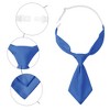 INSPIRE CHIC Women's Pre-tied Solid Color Adjustable Short Tie - 3 of 4