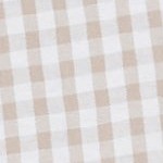 taupe gingham seersucker
