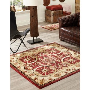 Unique Loom  Pioneer Missoula Area Rug - 1 of 4