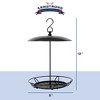 Armstrong Wild Bird Food Royal Jubilee Granola Stack Feeder, Black, 12in - 2 of 4