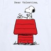 Boys' - Peanuts - Dear Valentine Snoopy Short Sleeve Graphic T-Shirt - 2 of 4