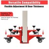 Door Dolly Heavy Duty - 2 Pack 750 LB Capacity Door Installation Kit, Fit 0-1-7/8 in Panels with Lockable Wheels for Construction/Remodeling - 2 of 4