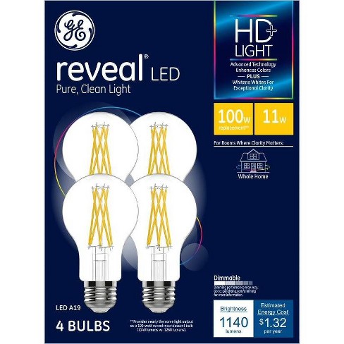 GE LED 11W EQ S14 Clear Appliance Light Bulb Soft White Nondimmable Light  Bulb 1-Pack