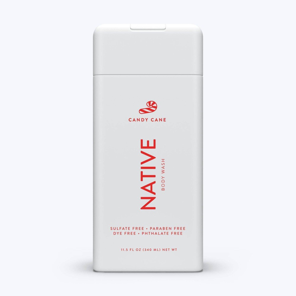 Native Limited Edition Holiday Candy Cane Body Wash - 11.5oz