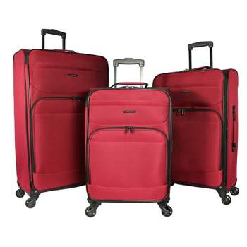 Dejuno Lisbon 3-Piece Lightweight Expandable Spinner Luggage Set
