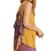 Women's Mixed Print Babydoll Tank Top - umgee - 4 of 4