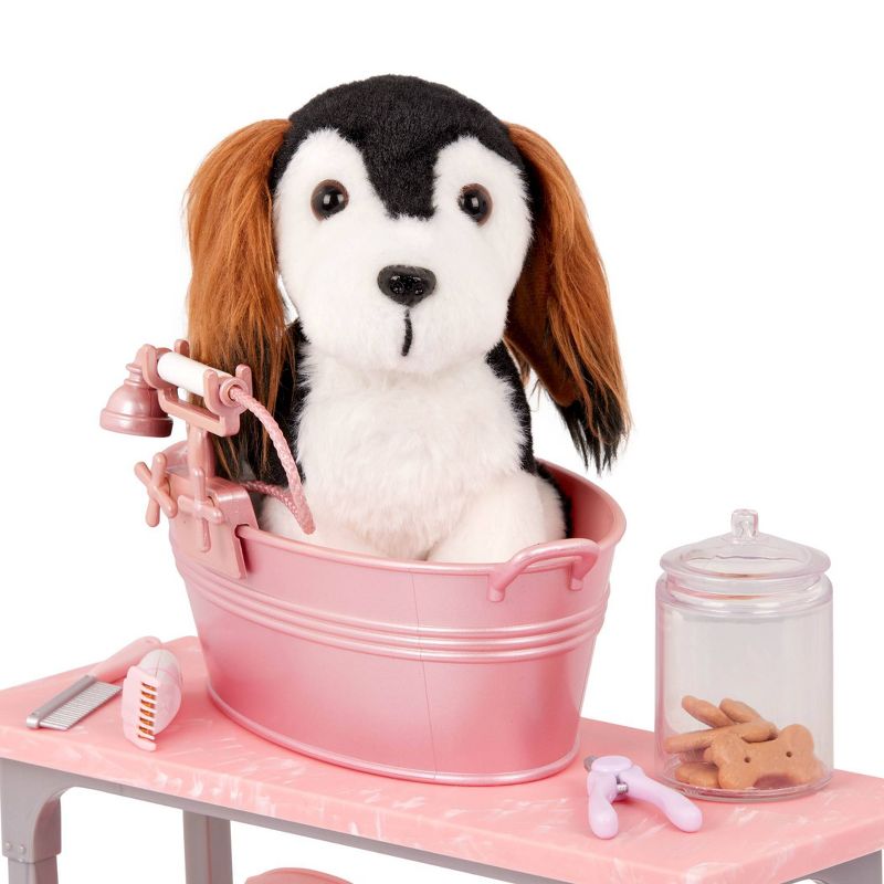 Our Generation Scrub &#38; Style Pet Grooming Table Accessory Set for 18&#39;&#39; Dolls, 5 of 7