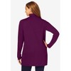 Jessica London Women's Plus Size Cotton Cashmere Turtleneck - 3 of 4