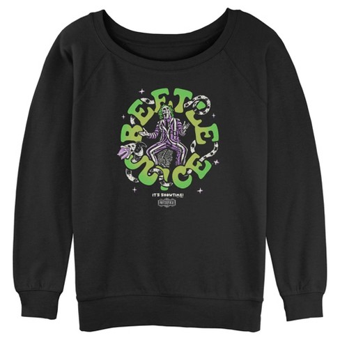 Junior's Beetlejuice It's Showtime Sweatshirt - image 1 of 4