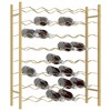 vidaXL Wine Rack Bottle Holder Wine Storage Organizer for Pantry Kitchen Metal - 3 of 4
