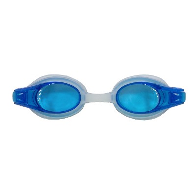 Swim Way Fish Face Dolphin Goggles Swimming Pool Accessory 6" - Blue