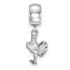 Black Bow Jewelry Sterling Silver Virginia Tech Hokies NCAA Bead Charm - 2 of 4