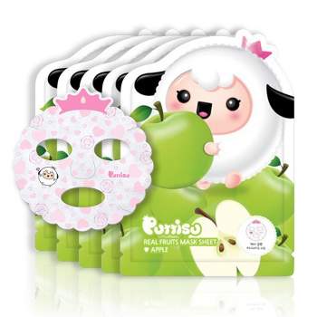 Puttisu Real Fruit Kids Facial Mask Sheets - Apple