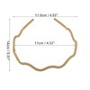 Unique Bargains Women's Classic Fashion Frosted Wavy Hairband 5.51"x4.53" 1 Pc - 3 of 4