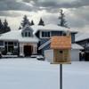 Uncle Dunkels Log Cabin Wren Birdhouse; Artisan-Crafted Wood Shelter for Small Birds - 4 of 4
