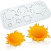 JDICTION Silicone Lace Mold Sun Shape, Embossing Cake Molds for Cupcake Decorating, Fondant Impression Mat, Sugar Craft Mould - 3 of 4