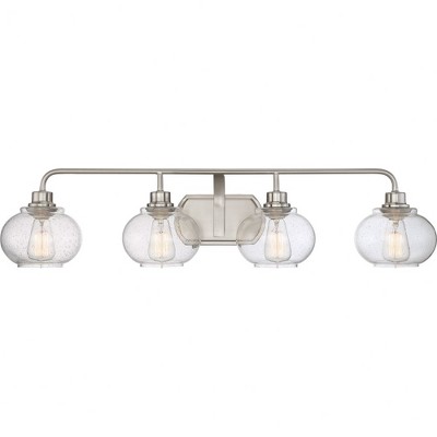 Quoizel Lighting Trilogy 4 - Light Vanity in  Brushed Nickel