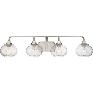 Quoizel Lighting Trilogy 4 - Light Vanity in  Brushed Nickel - 1 of 4