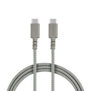 Smartish USB-C & Lightning Cables - 100W Fabric Wrapped Fast Charger - 1 of 4
