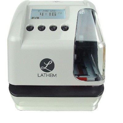 Lathem Time Punch Card Time Clock System White LTH-5000