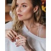 SHINE by Sterling Forever Sterling Silver Crown Jewel Stud Earrings - 2 of 4