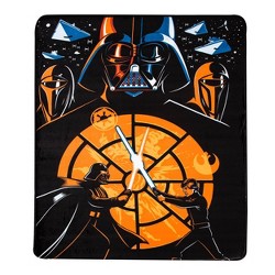 Star Wars Darth Vader Plush Throw Blanket Micro Raschel 46 X 60 Darth Night for sale online 
