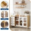 Sideboard Buffet Cabinet, 55" Kitchen Storage Cupboard with Drawer & Doors - 2 of 4