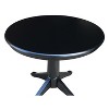 International Concepts 36" Round Top Pedestal Table - 28.9"H - 3 of 4