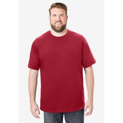 Boulder Creek by KingSize Men's Big & Tall Heavyweight Jersey Crewneck T-Shirt