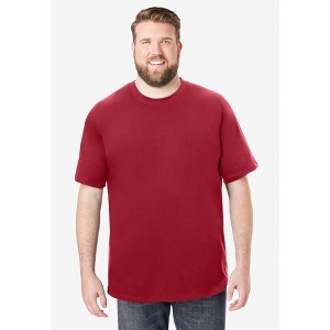 Boulder Creek by KingSize Men's Big & Tall Heavyweight Jersey Crewneck T-Shirt - 1 of 4