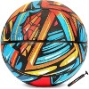 AND1 Chaos Basketball: Official Size 7 (29.5 inches) Rubber - Deep Channel Construction Streetball, Made for Indoor Outdoor Basketball Games - 2 of 4