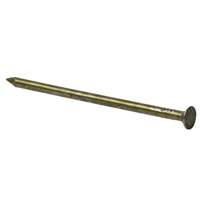 Grip-Rite 12D 3.125 in. Sinker Coated Steel Nail Flat Head