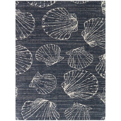 5'3"x7' Scallop Coastal Novelty Rug Blue - Balta Rugs