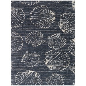 5'3"x7' Scallop Coastal Novelty Rug Blue - Balta Rugs - 1 of 4