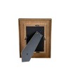 4X6 Inch Cross Pattern Picture Frame White MDF, Wood & Glass by Foreside Home & Garden - 3 of 4