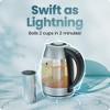Chefman Lightning 1.8L Custom-Temp Electric Kettle, 1750W with Tea Infuser - Stainless Steel - 2 of 4