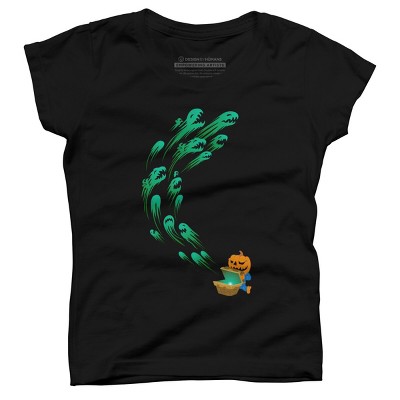 Girl's Design By Humans It's time for halloween By SINDAR T-Shirt